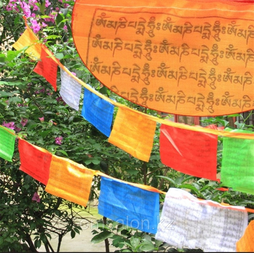 Тибетские молитвенные флажки, 26×15см - фото 1 - id-p96249890