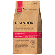 585011 GRANDORF Adult All Breed Lamb, Грандорф сухой корм для собак всех пород, ягнёнок с рисом, уп.1 кг.