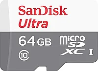 Карта памяти SanDisk Ultra Light microSDHC 64GB 100MB/s Class 10; EAN: 619659185077