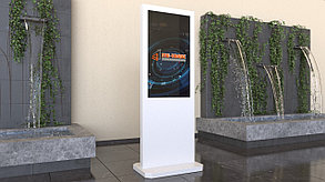 Информационная стойка панель  43 дюйма интерактивная сенсорная отдела продаж с усиленной подножкой