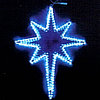 Новогодняя звезда каркасная для фасада, фото 3