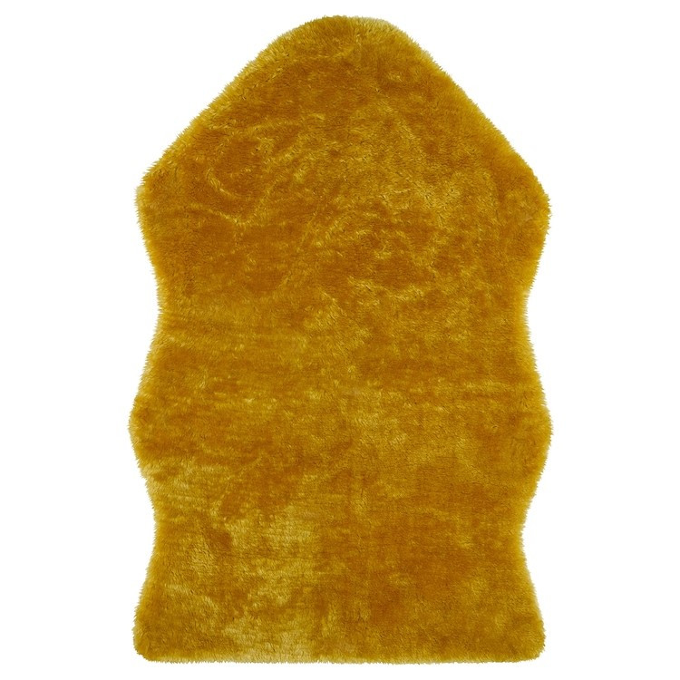Ковер ТОФТЛУНД желтый 55x85 см ИКЕА, IKEA
