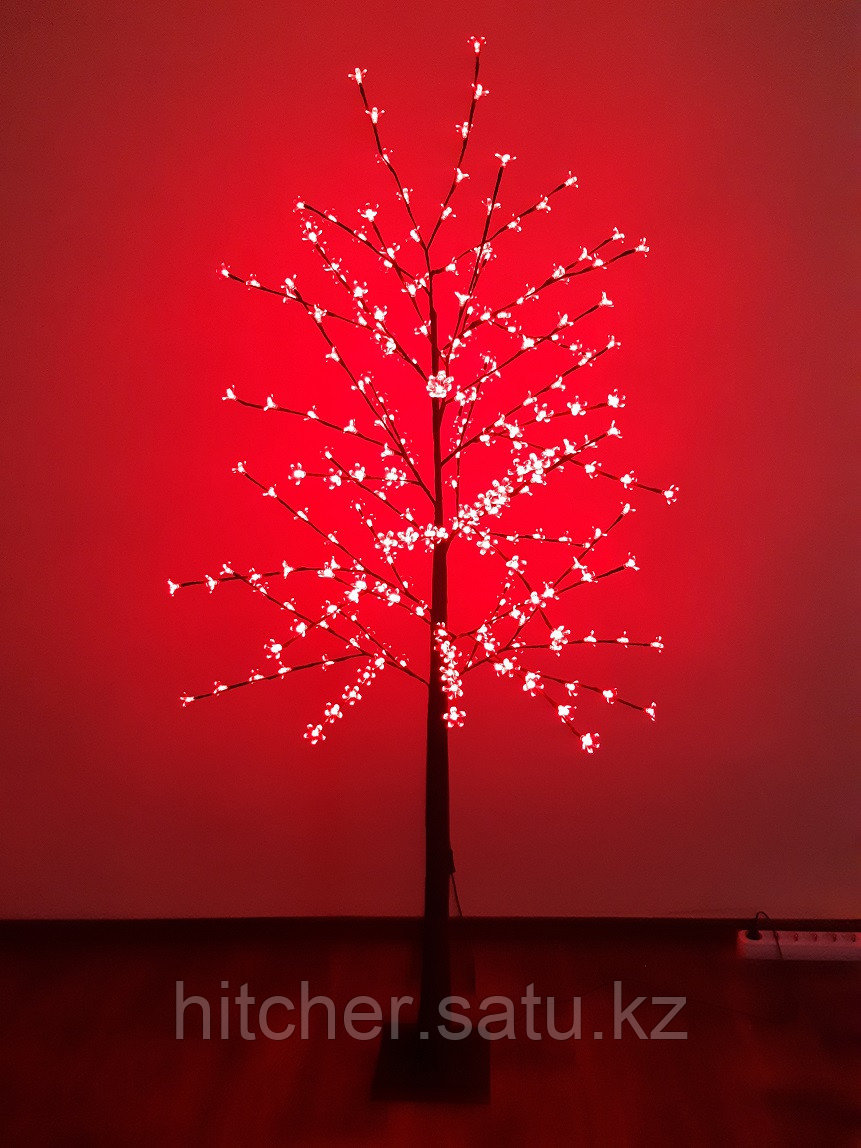 Декоративное световое led дерево "Сакура" 180 см, красный свет