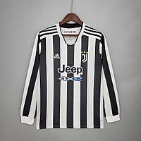 Футбольная форма Juventus 2021/22 года (комплект футболка с длинным рукавом +шорты)