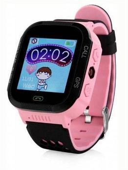 Детские Gps часы T7 с фонариком и камерой Smart baby watch (Розовые)