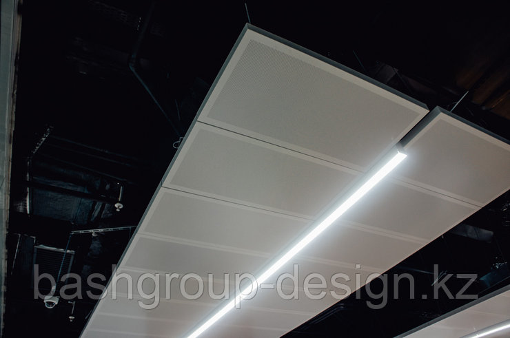 Скрытые подвесные панели Perf+, подвесной металлический потолок, фото 2