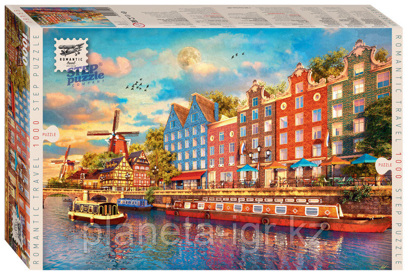 Мозаика "puzzle" 1000 "Амстердам" (Romantic Travel)