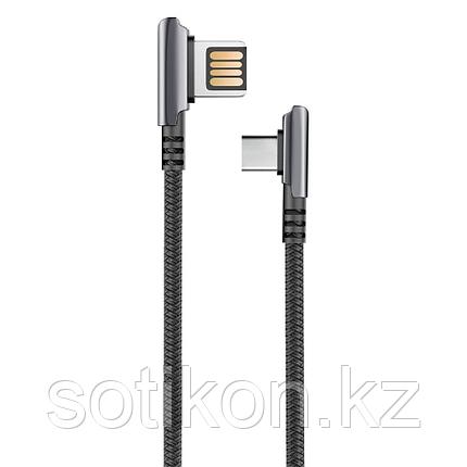 Кабель Olmio Handy угловой Type-C черный, фото 2