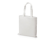 Сумка для шопинга Carryme 140 хлопковая, 140 г/м2, белый, фото 3