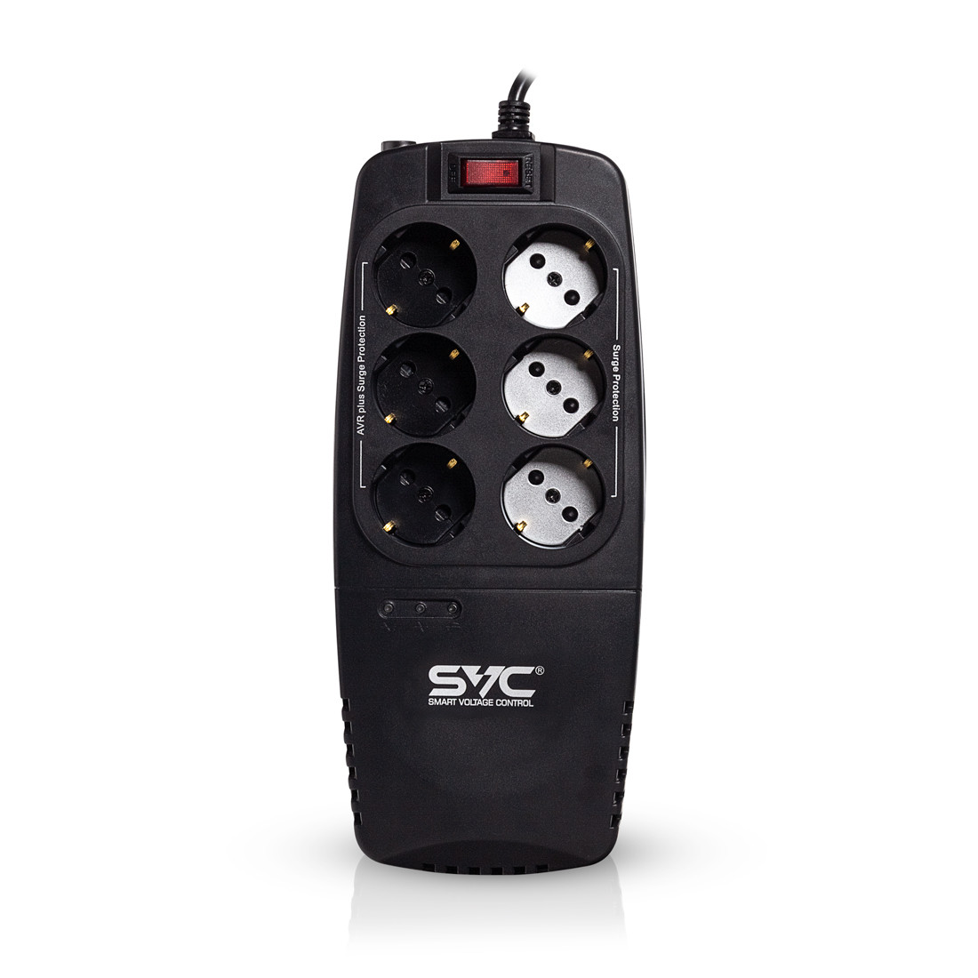 SVC AVR-1200-U стабилизатор напряжения, 1200ВА / 600Вт - фото 1 - id-p96275754