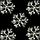 Набор декоративных снежинок Z11 d=6 см 3 штуки, фото 6