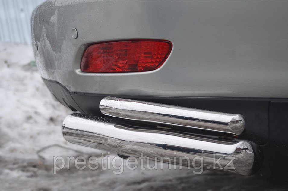 Защита заднего бампера уголки d76/42 Lexus RX 300/330/350 2003-2008 - фото 4 - id-p96277345