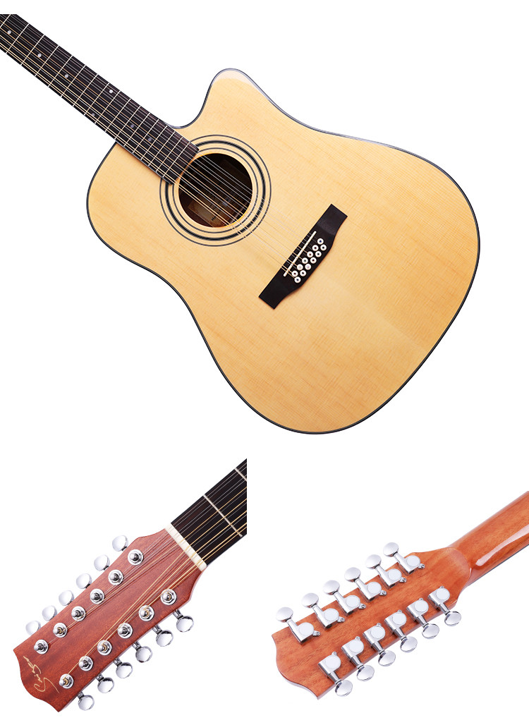 Электроакустическая гитара 12-тиструнная Smiger M-12X-50N- EQ - фото 9 - id-p96277476