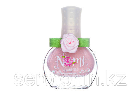 Детская косметика «NOMI" Лак для ногтей №12 Розовый жемчуг (Россия)