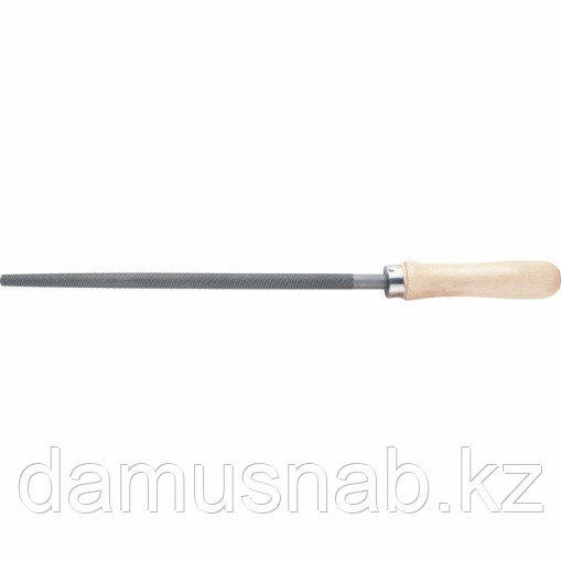 Напильник 250 мм круглый деревянная ручка Сибртех