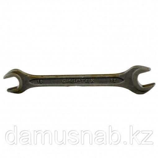 Ключ рожковый 10-12 мм фосфатированный Сибртех