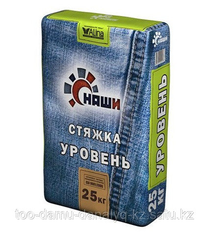 Стяжка Наши Уровень 25 кг (цементный)