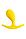 Анальная втулка ToDo by Toyfa Blob, водонепроницаемая, силикон, желтая, 5,5 см, Ø 2,1 см, фото 5