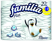 Туалетная бумага Familia Plus White 2 сл 12 рул
