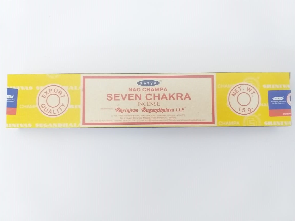 Натуральные благовония Satya Seven Chakra, Седьмая чакра, 15 гр