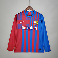 Футбольная форма ФК Барселона 2021-2022 домашняя Взрослая (комплект футболка+шорты), фото 1