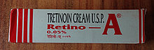 Третиноин крем от прыщей и морщин, Tretinoin cream 0,05%