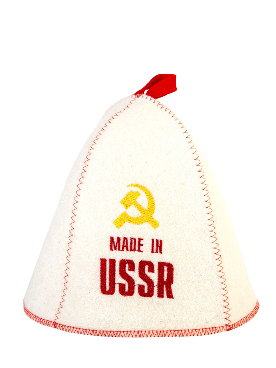 Шапка банная "СССР", войлок