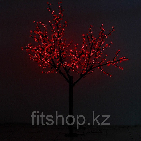 Светодиодное дерево "Сакура" красный свет 180 см
