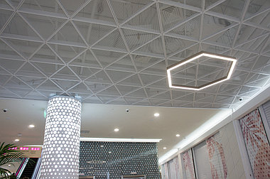 Скрытые подвесные панели Triang+, подвесной металлический потолок, фото 2