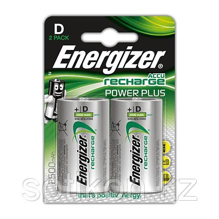 Аккумуляторы Energizer NiMH Power Plus NH 50 2500 mAh (D) 2 штуки в блистере., фото 2