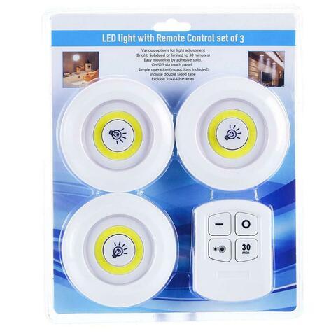 Комплект LED светильников с пультом д/у и таймером LED light with Remote Control Set (1 светильник) - фото 7 - id-p63242108