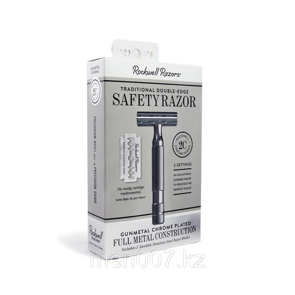 Rockwell Razors 2C Оружейная сталь (двусторонняя бритва) (для чувствительной кожи и мягкой щетины)