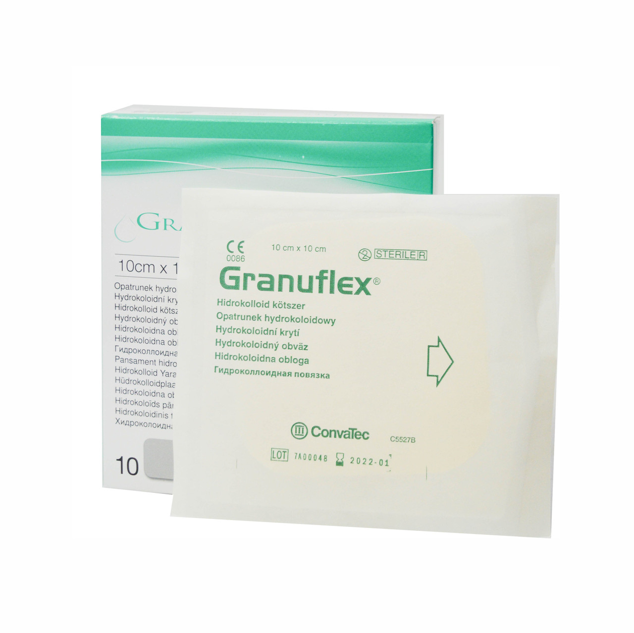 Повязка гидроколлоидная Грануфлекс (Granuflex) 10см*10см