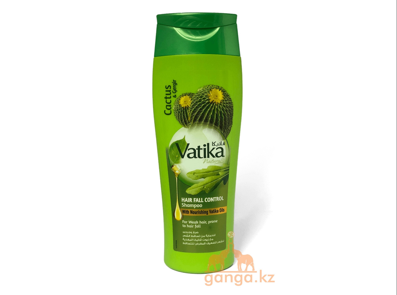 Шампунь против выпадения волос с Кактусом и Гаргирой Ватика (Hair Fall Control Vatika DABUR), 400 мл