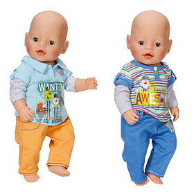 Игрушка BABY born Одежда Стильная для мальчика, 2 асс., веш.