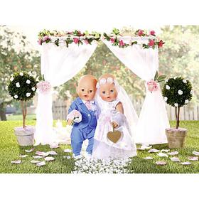 Zapf Creation Baby born  Бэби Борн Одежда для невесты Делюкс