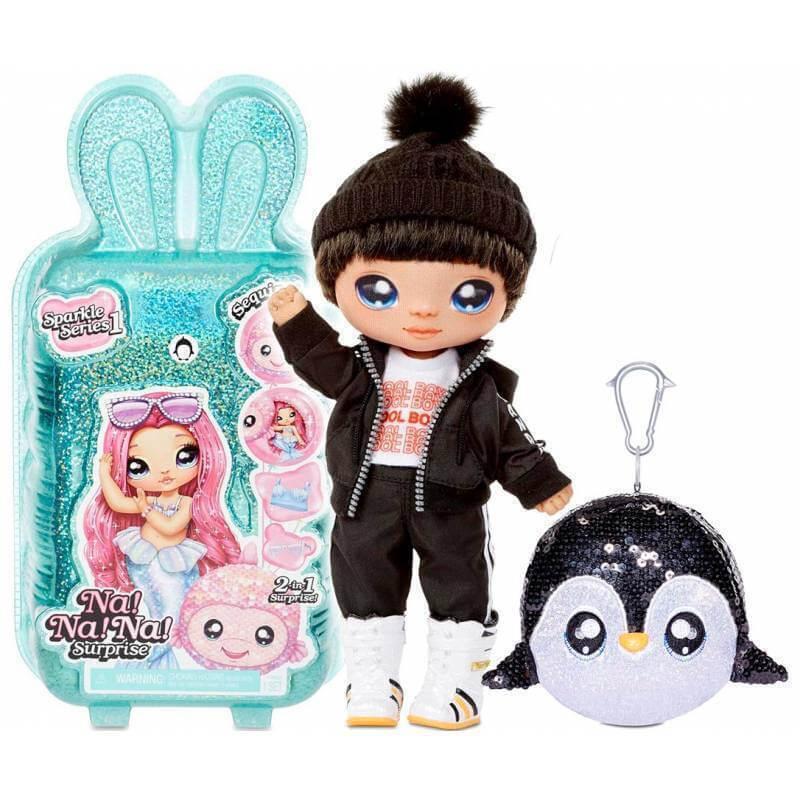 Кукла Na Na Na Surprice Sparkle НаНаНа Блестящий Пингвин - Andre Avalanche, Penguin Boy Doll