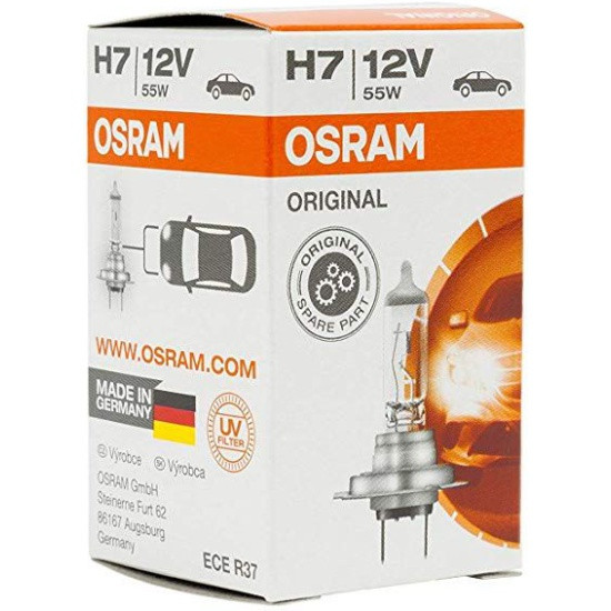 Лампа галогенная OSRAM H7 55W PX26d 12V