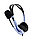 Genius HS-04S Гарнитура, Дуговые, Подключение 3,5 MiniJack, Длина кабеля 1,2 м, Чёрный, фото 3