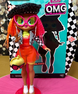 Кукла L.O.L Surprise! O.M.G. Fashion Neonlicious 30 см Большая кукла ЛОЛ Неон Люциус