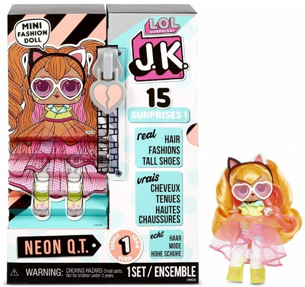 Кукла LOL Surprise JK Neon Q.T. Mini Fashion Doll