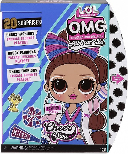 Кукла LOL Surprise ОМГ Спорт - OMG Sports LOL OMG All Star BBs Cheer Diva (чирлидер)