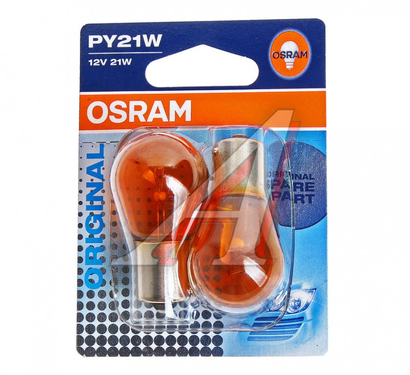Лампа накаливания OSRAM PY21W Original 12V 21W