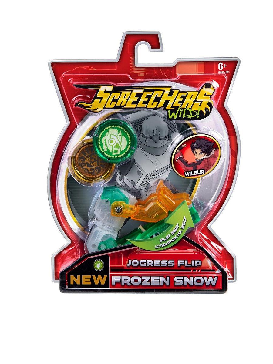 Фроузен Сноу л5 Машинка-трансформер Дикие Скричеры Screechers Wild Frozen Snow