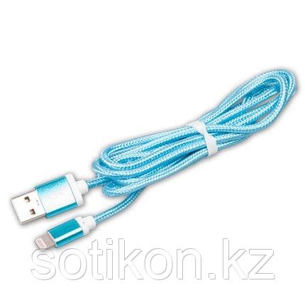 Кабель Apple Ritmix RCC-321 lightning 8pin-USB голубой, фото 2