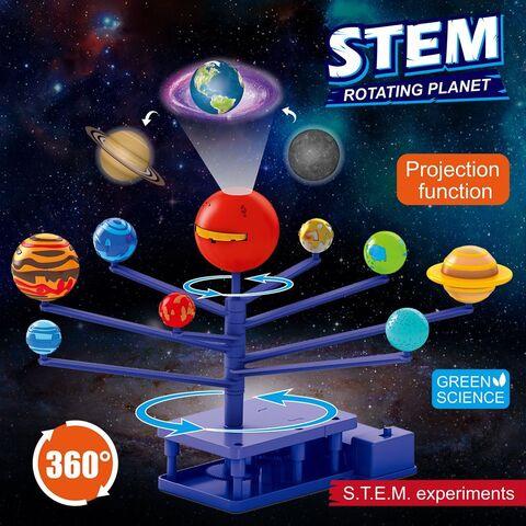 Макет солнечной системы подвижный с проектором космических слайдов STEM Planetarium - фото 1 - id-p96299266