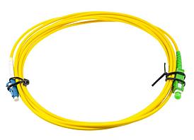 Оптический патч-корд SC/LC APC/UPC 15 метров желтый