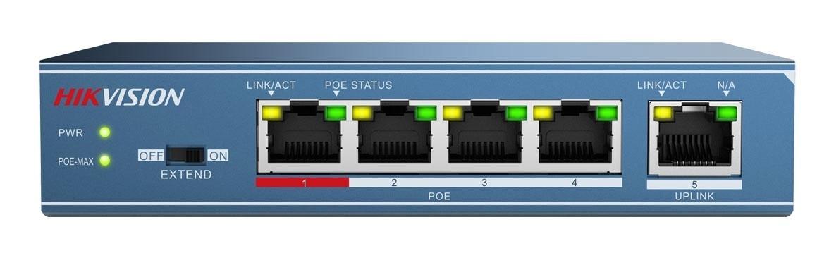 PoE-коммутатор HiWatch DS-S504P, фото 2