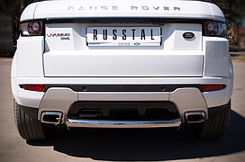 Защита заднего бампера d76 Evoque Dynamic 2011-2015