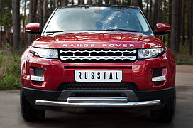 Защита переднего бампера D63-42 Evoque Prestige 2011-2015